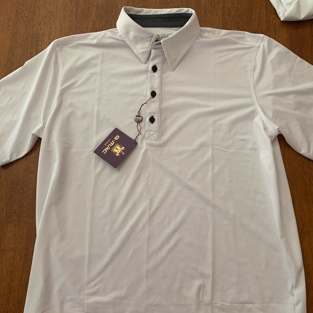NWT Mens Gmac Performance Polo
